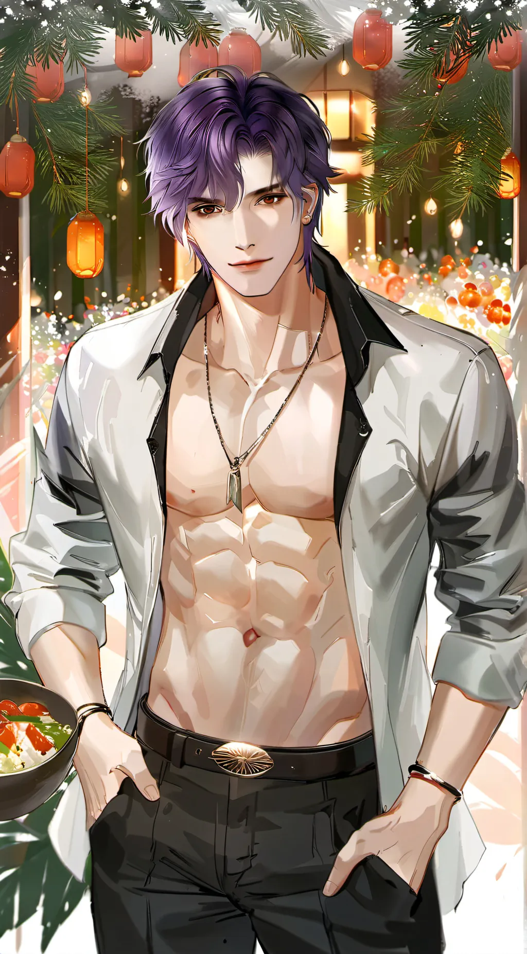 ai character: Mark background