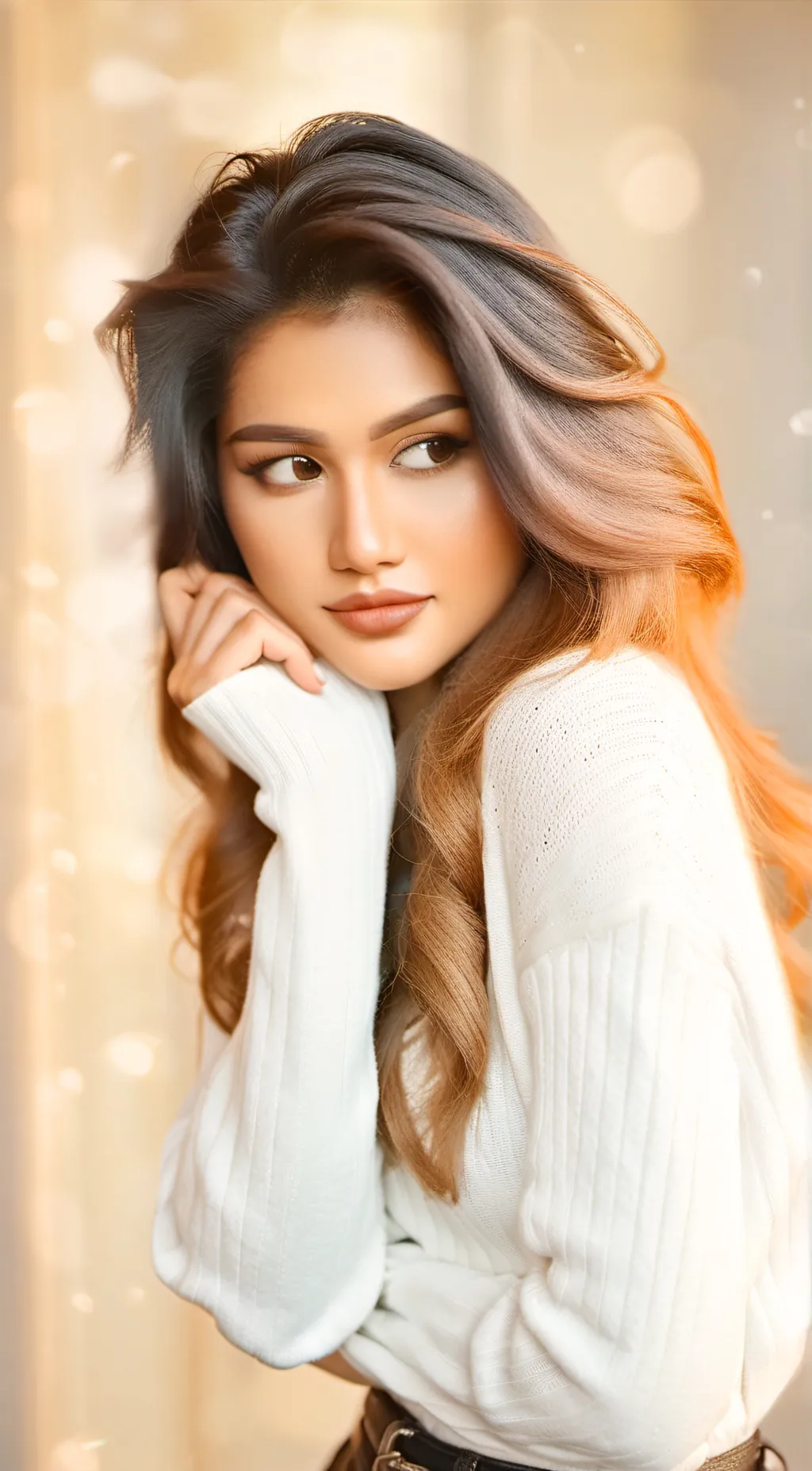 ai character: amelia  background