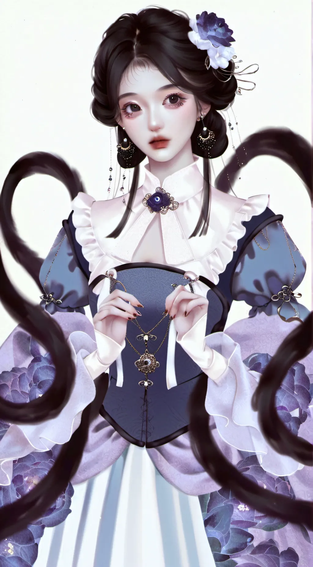 ai character: Evelyn background