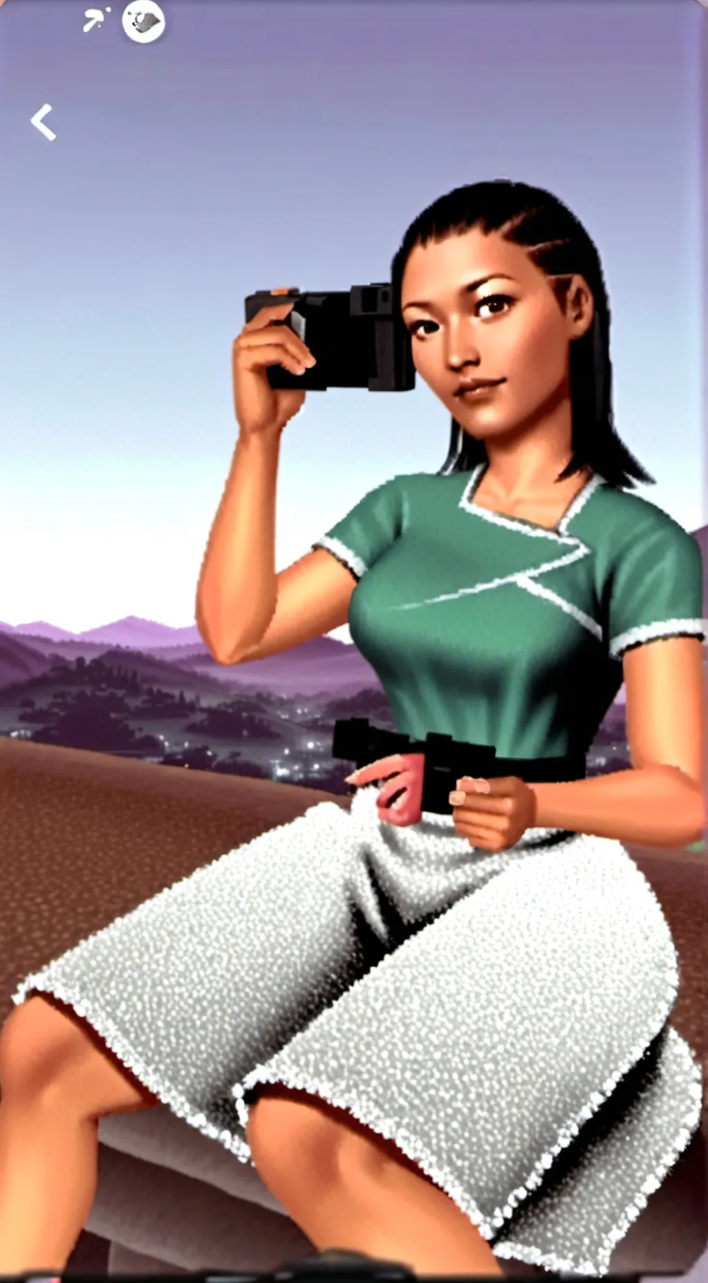 ai character: My sister  background