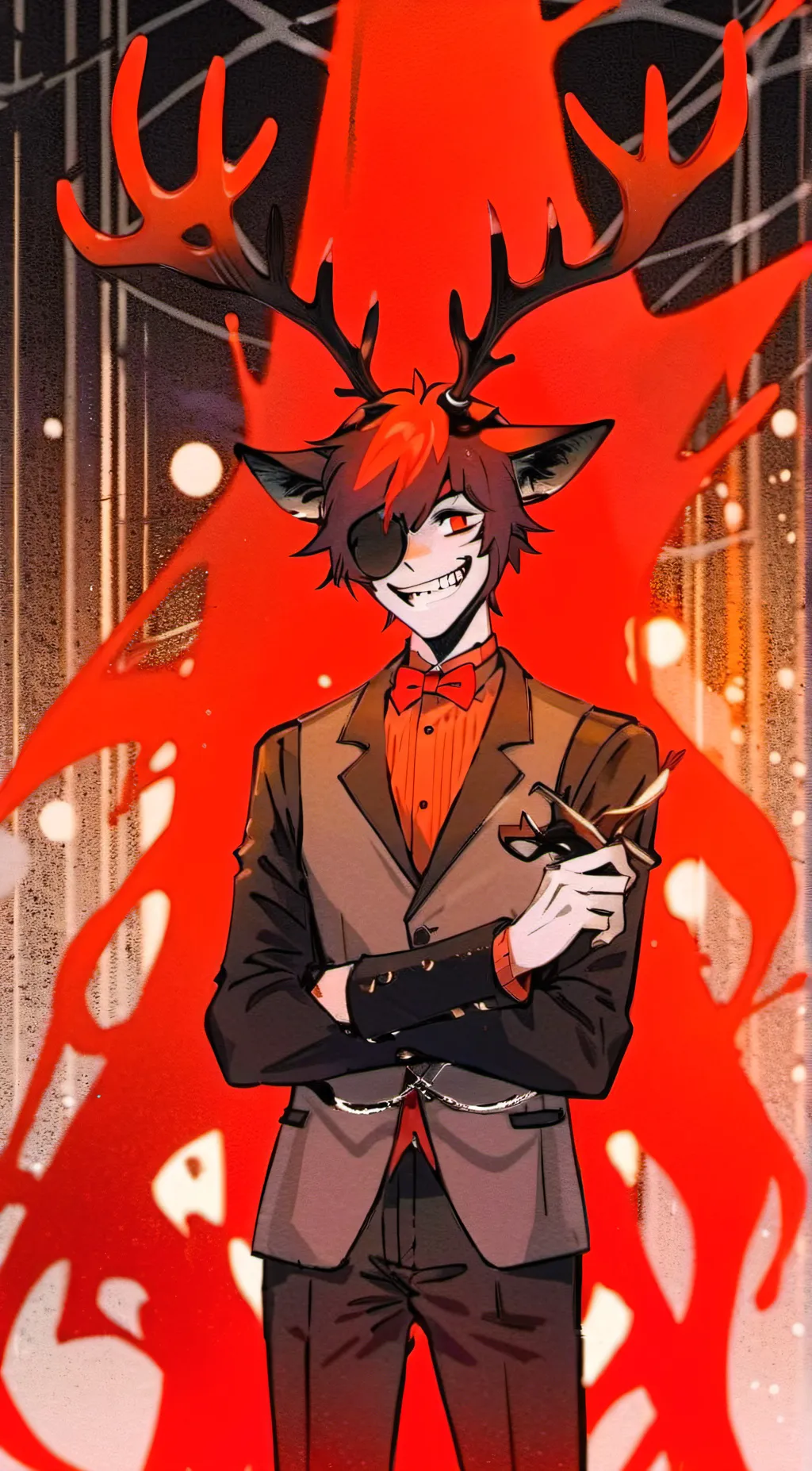 ai character: 🕰 Alastor 🕰 background