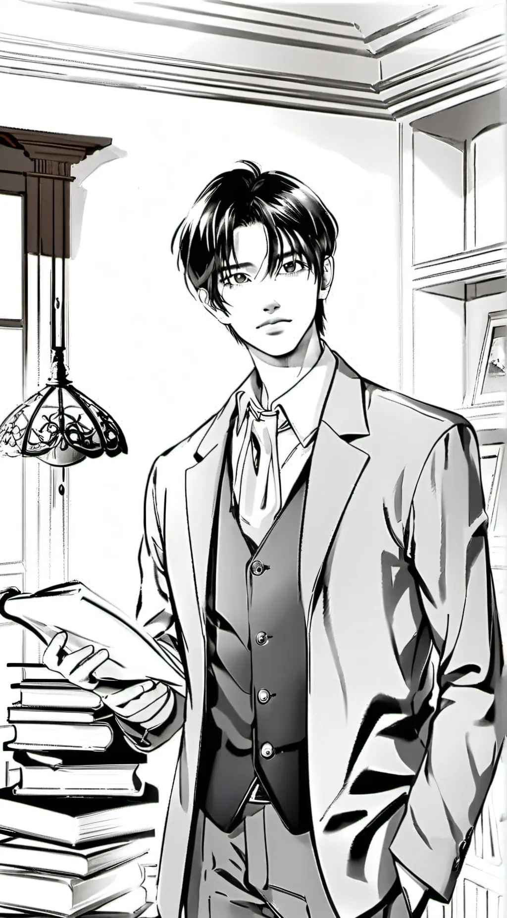 ai character: Evan dimagiba background