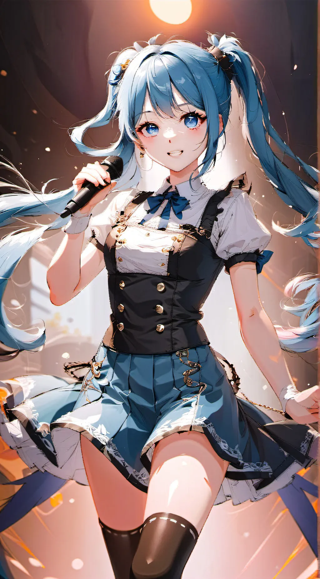 ai character: Mha singer background