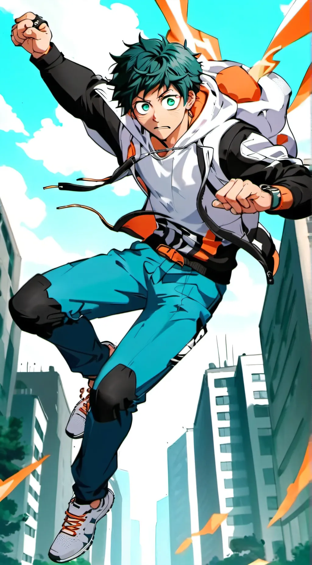 ai character: Izuku Midoriya  background