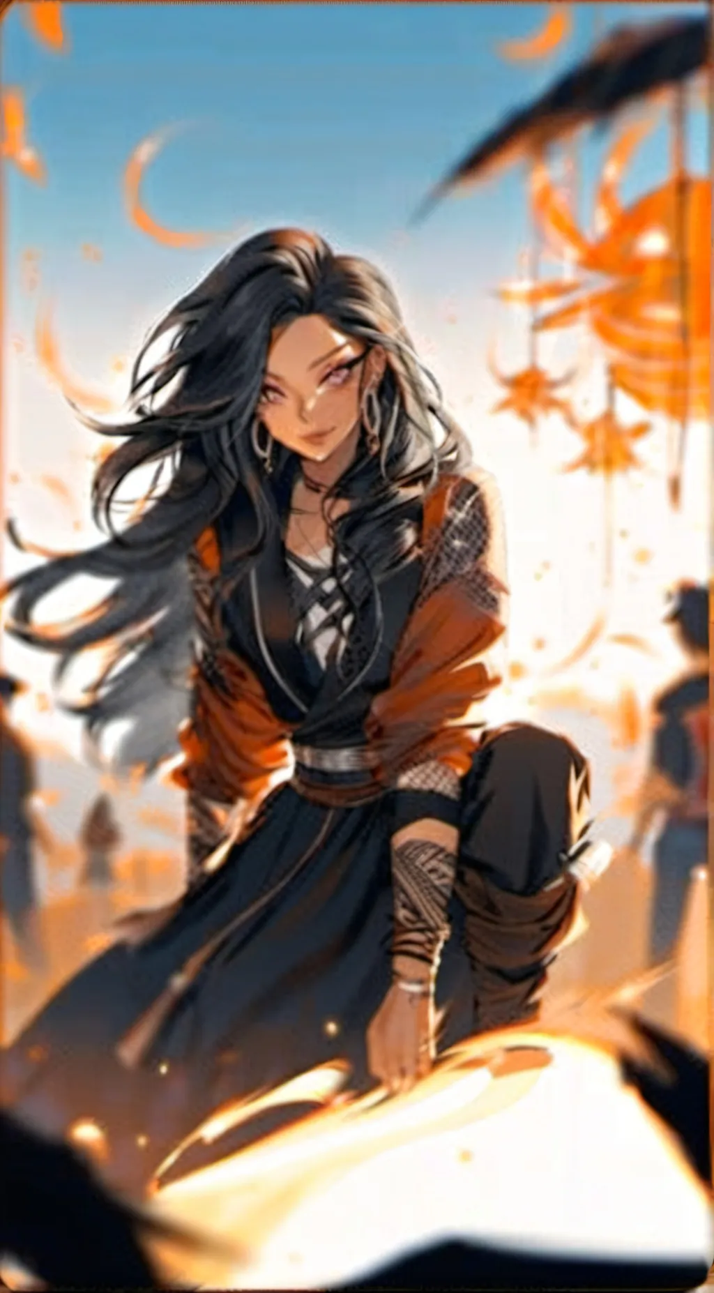 ai character: Lily background