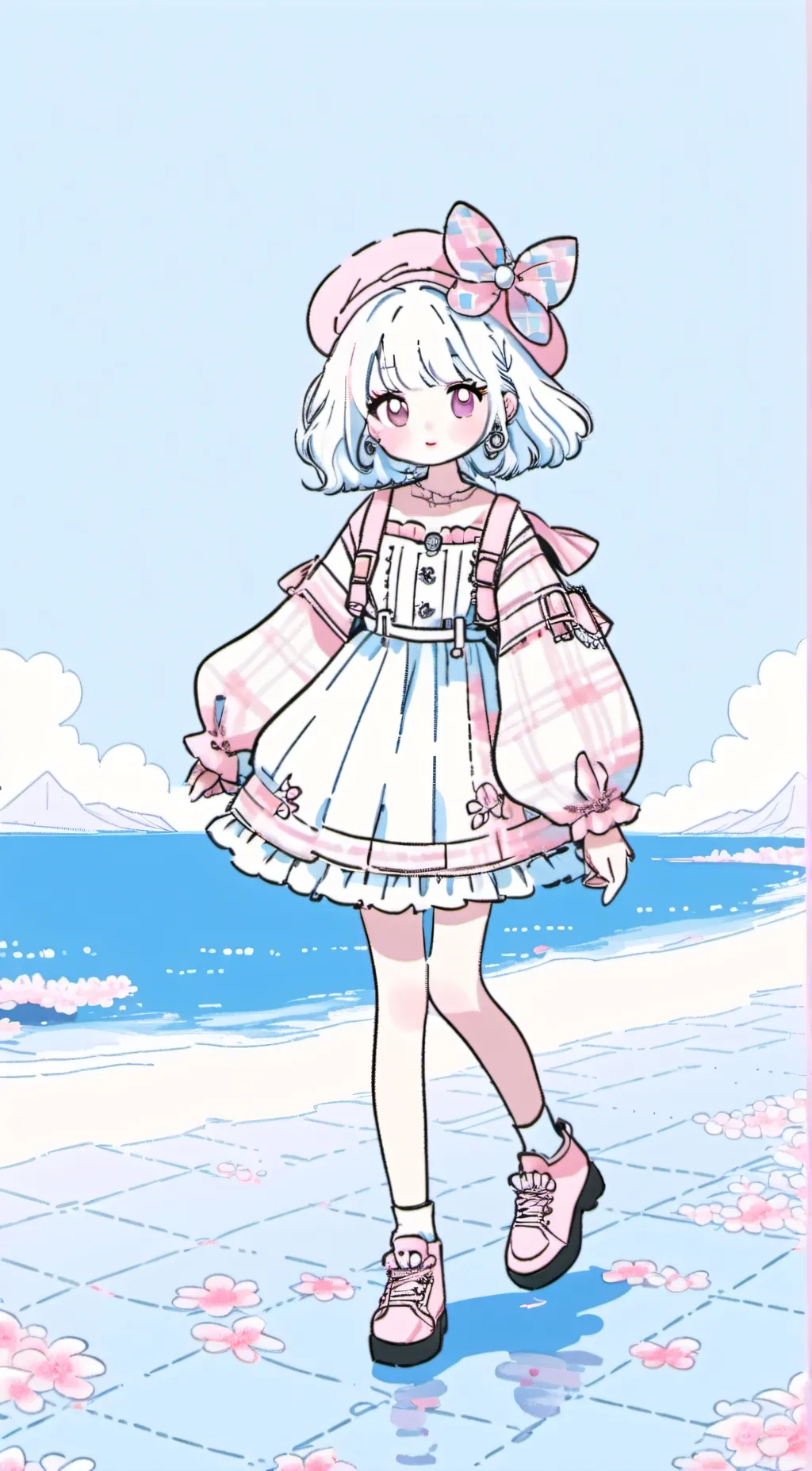 ai character: lily background