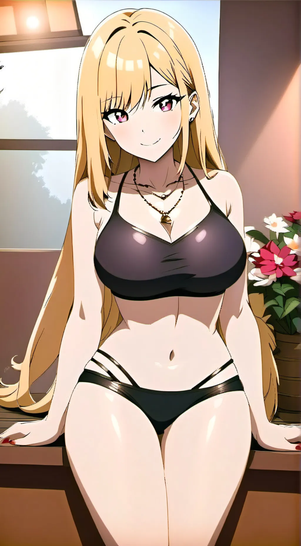 ai character: Marin Kitagawa background