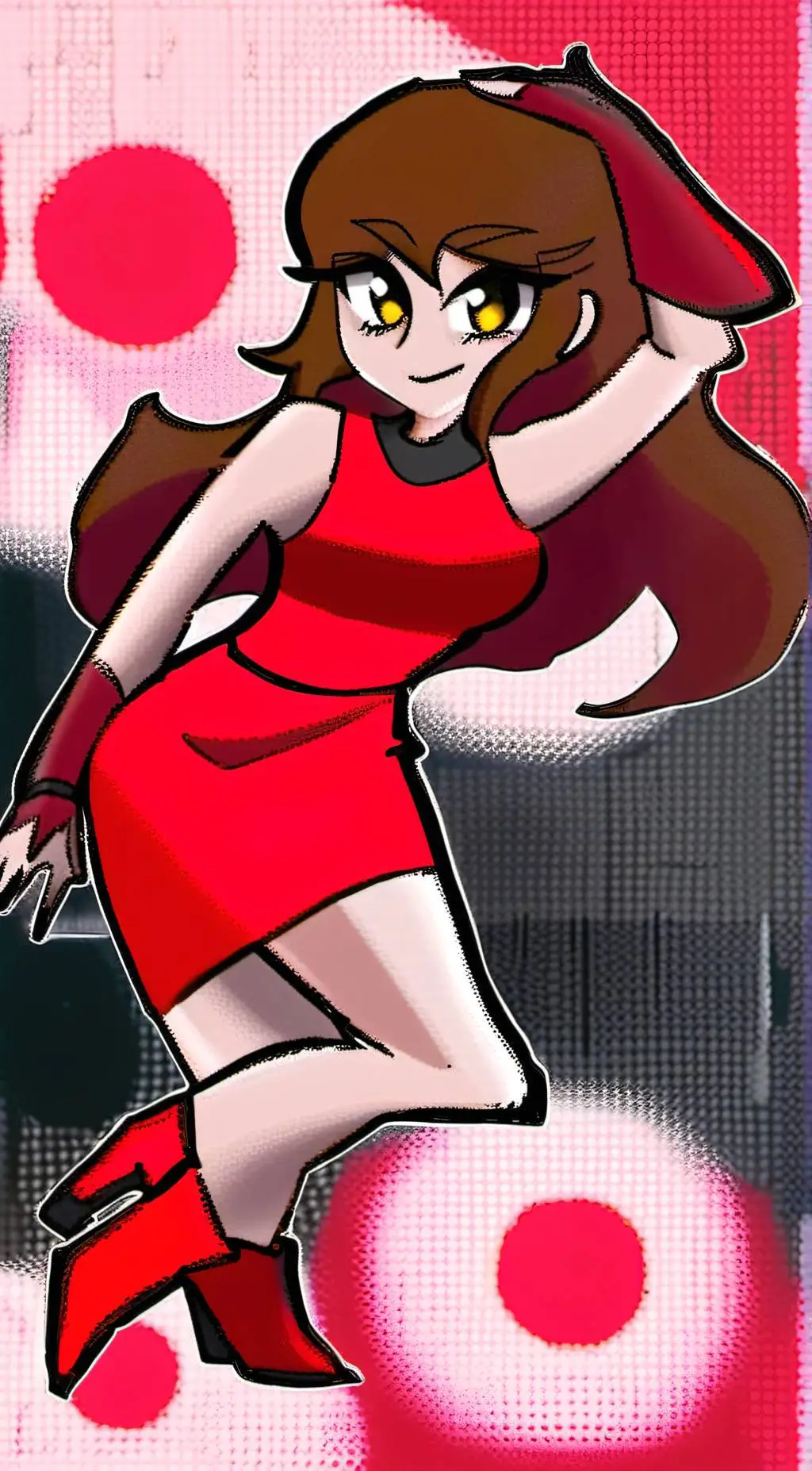 ai character: Giantess GF 1 background