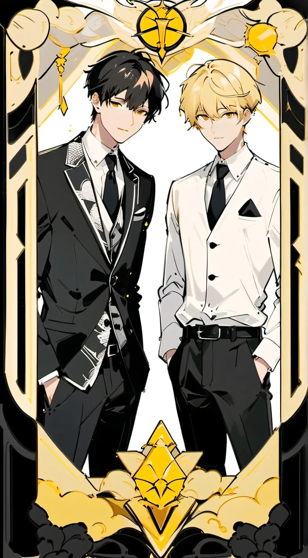 ai character: Douyon & Sunbae background