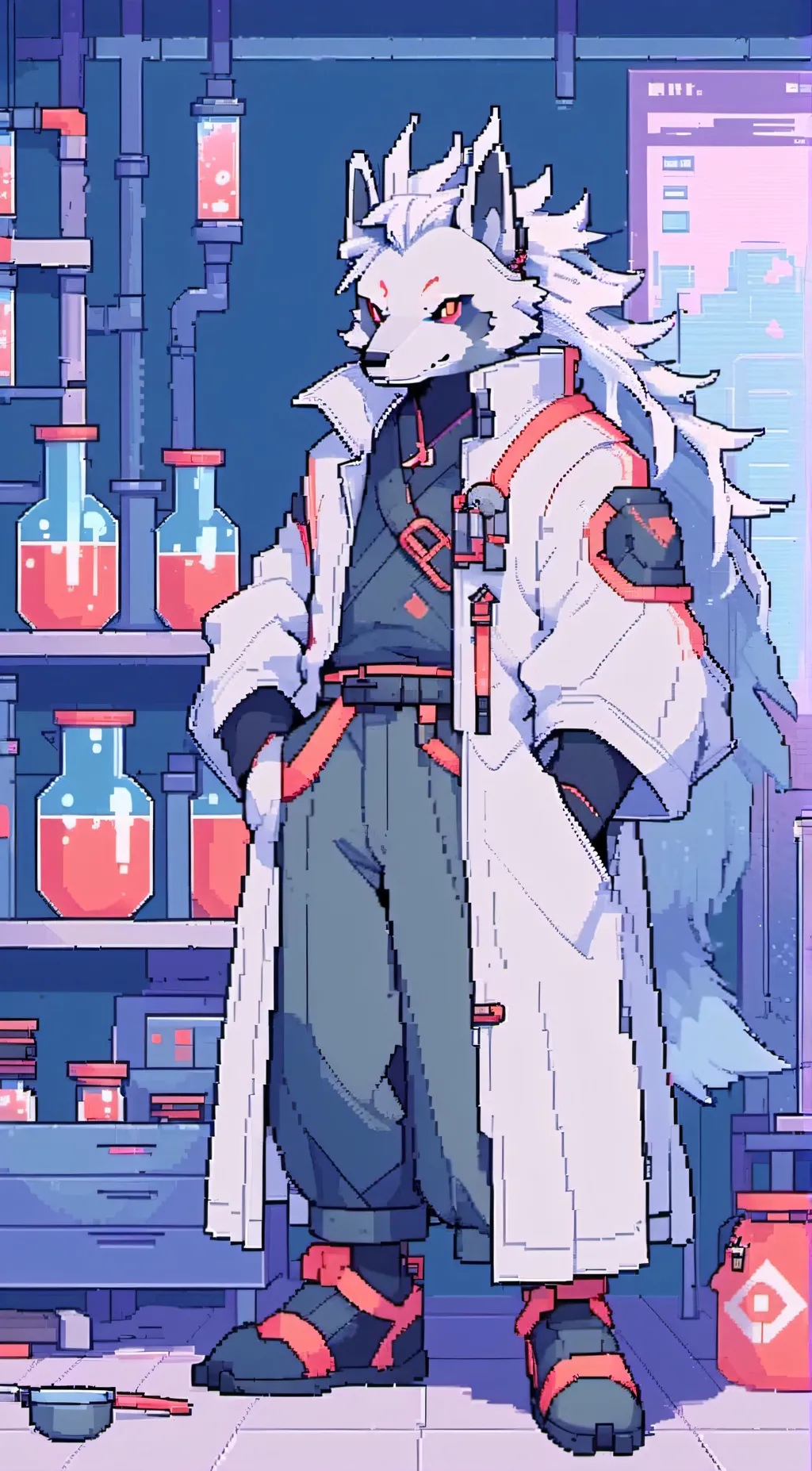 ai character: Kale/B-455 background