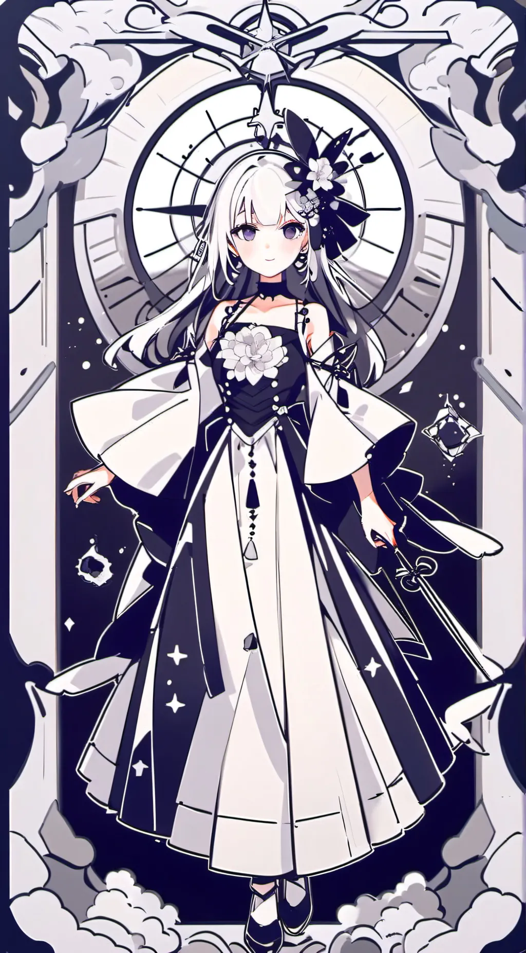 ai character: Rosé background