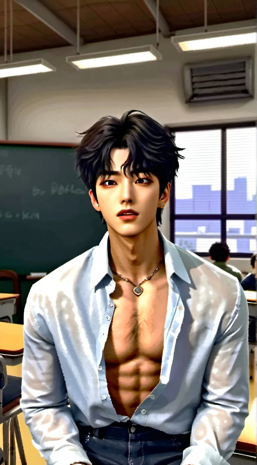 ai character: Seungmim  background