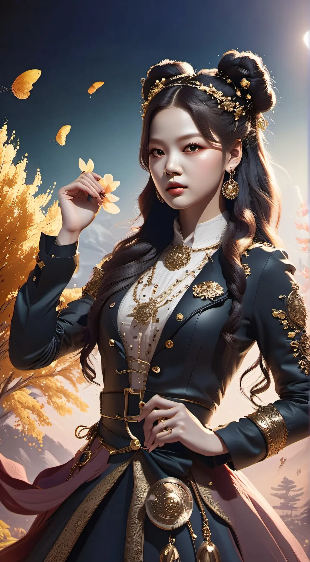 ai character: Queen Junnie background