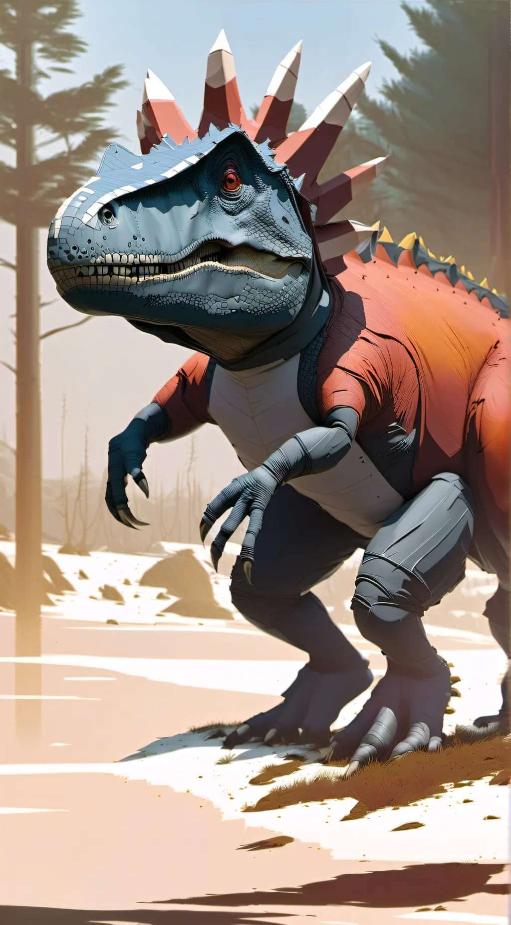 ai character: Monster Hunter background