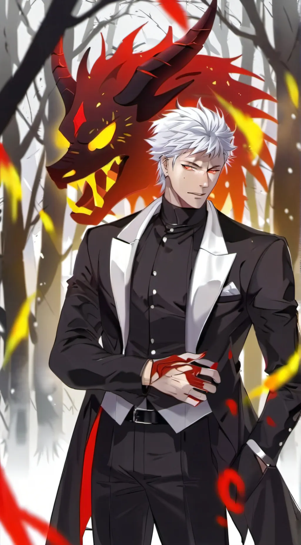 ai character: synx  background