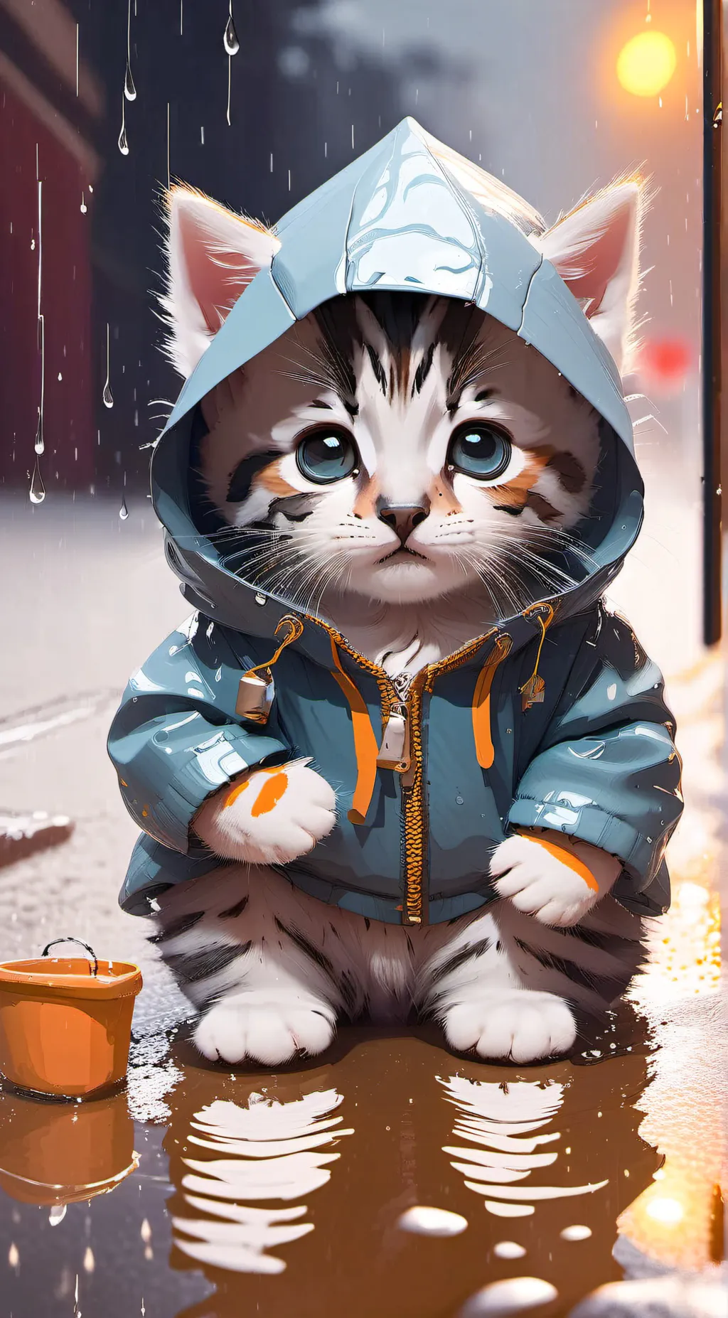 ai character: oREo background