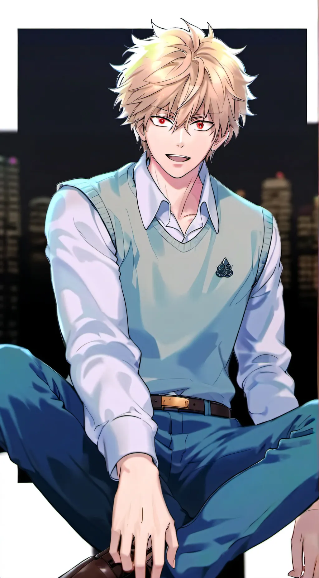 ai character: bakugo background