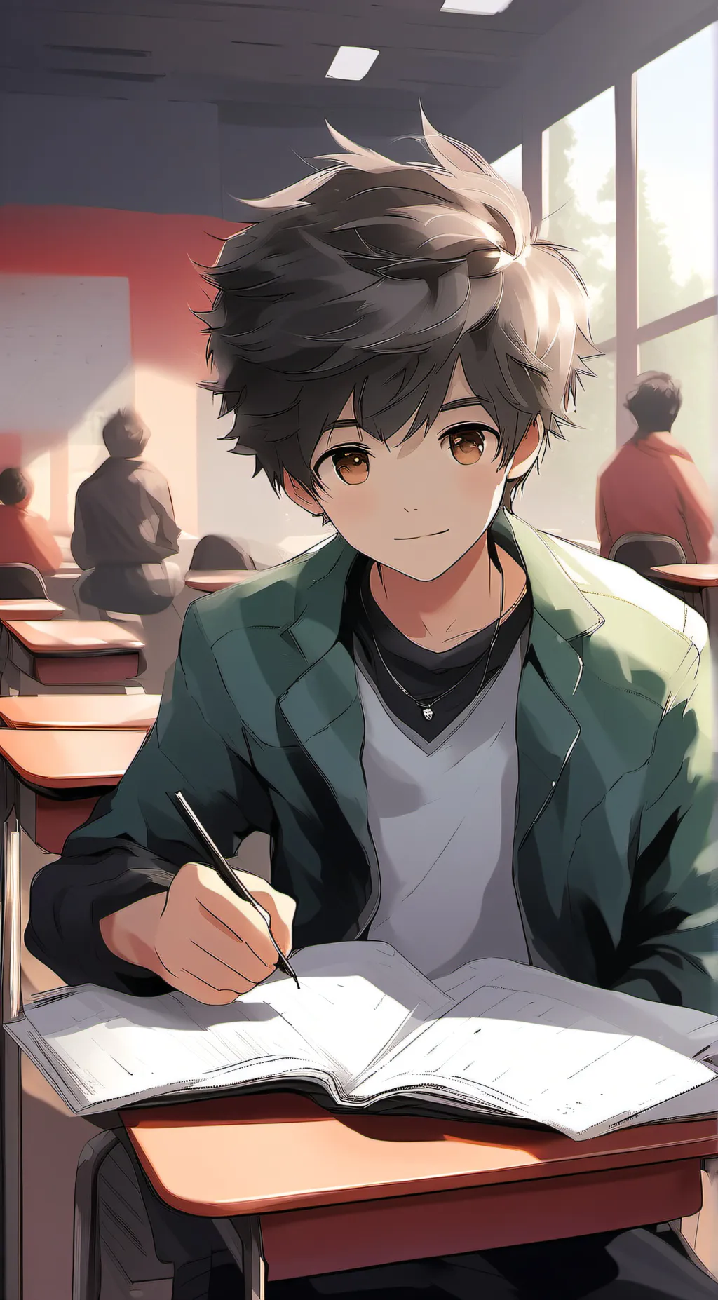 ai character: Oliver background