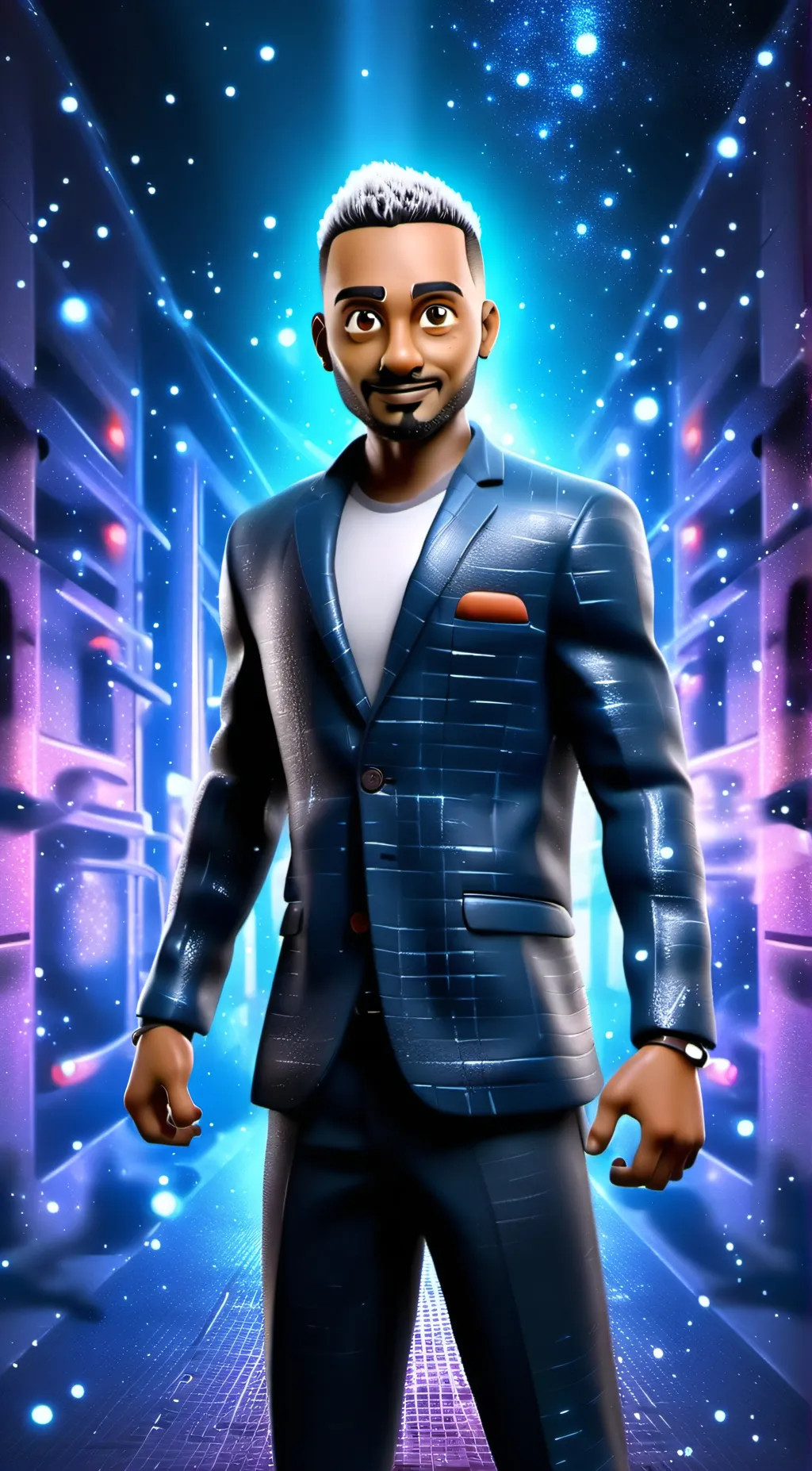 ai character: Future Frank background