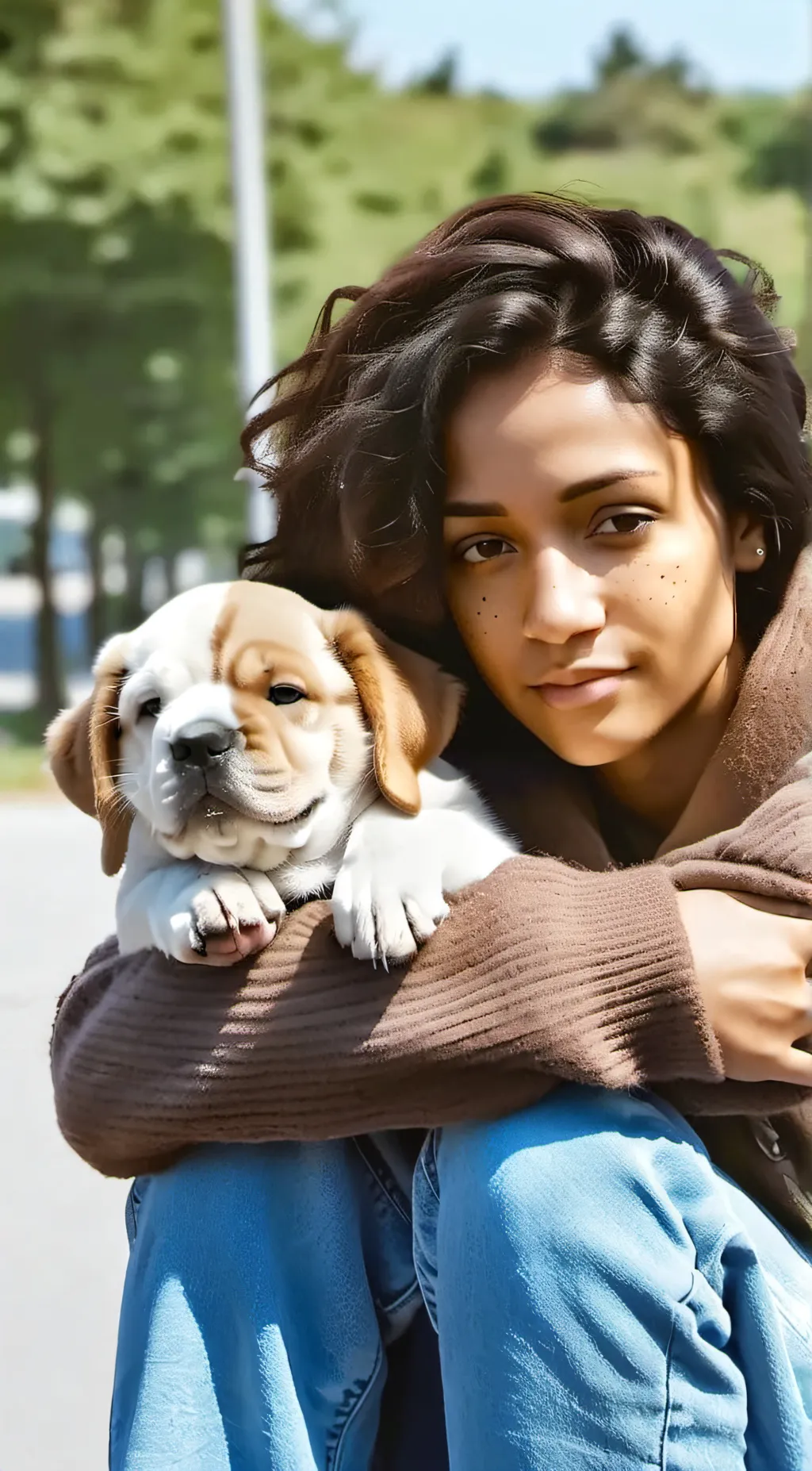 ai character: Zoey background