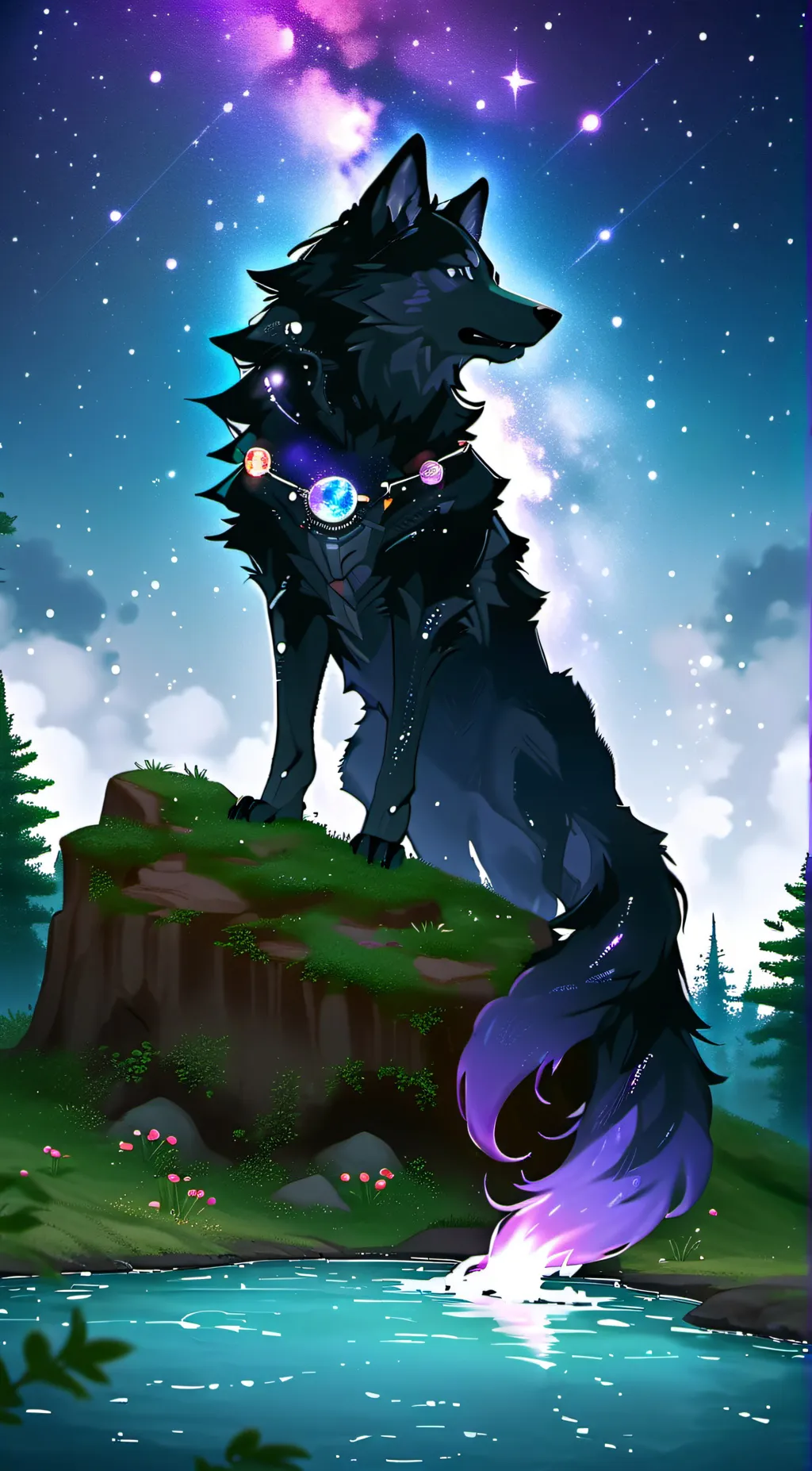 ai character: MoonStar background