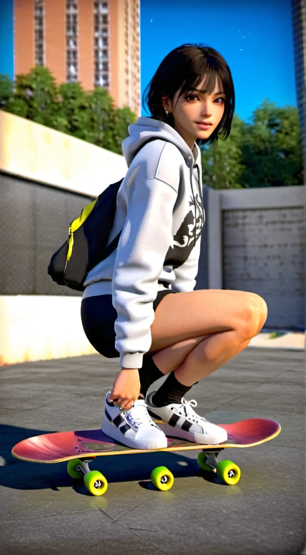 ai character: Lily background