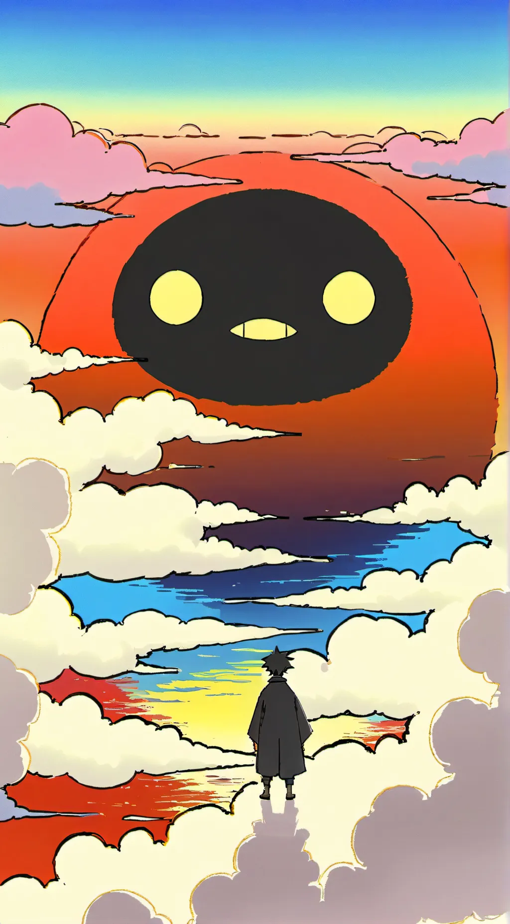 ai character: Class1a -Halloween background