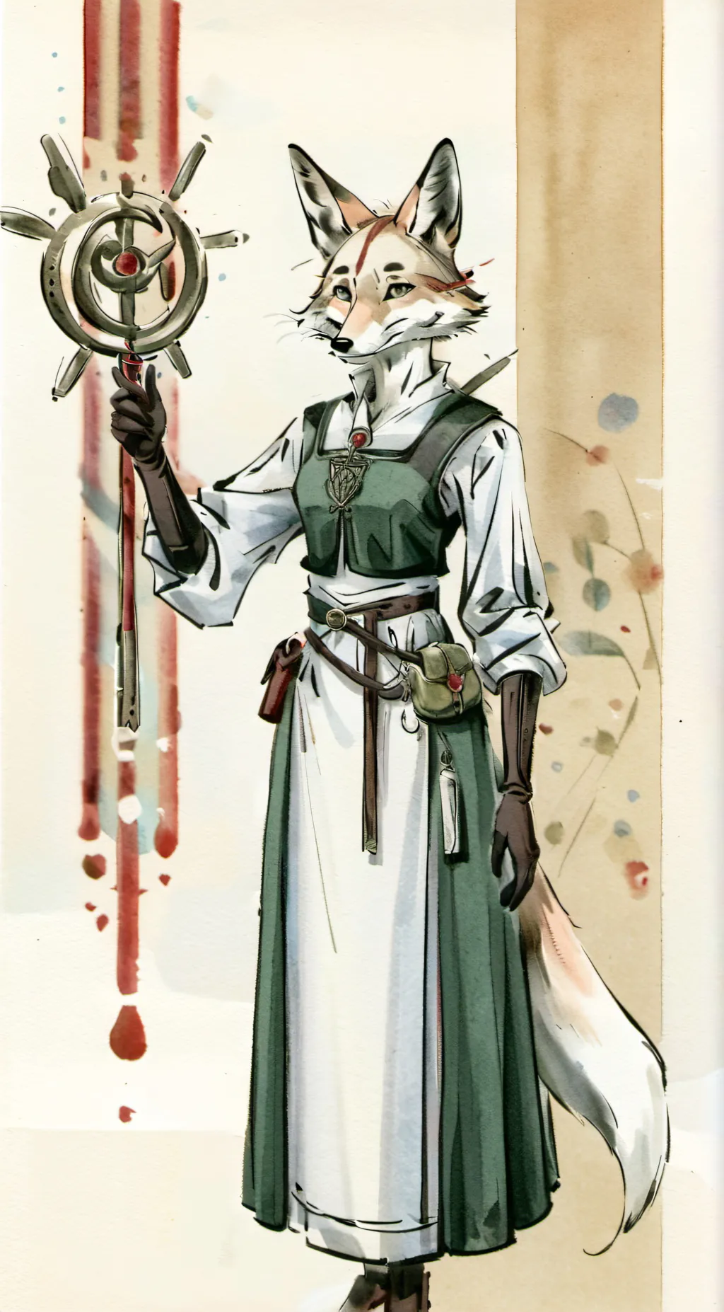 ai character: Catherine  background