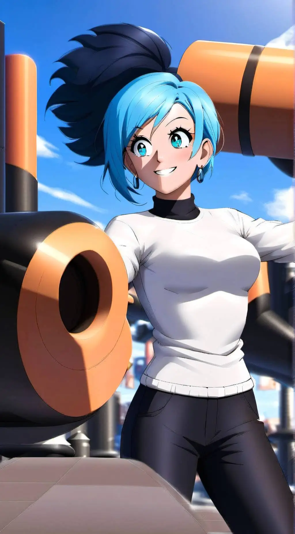ai character: bulma  background