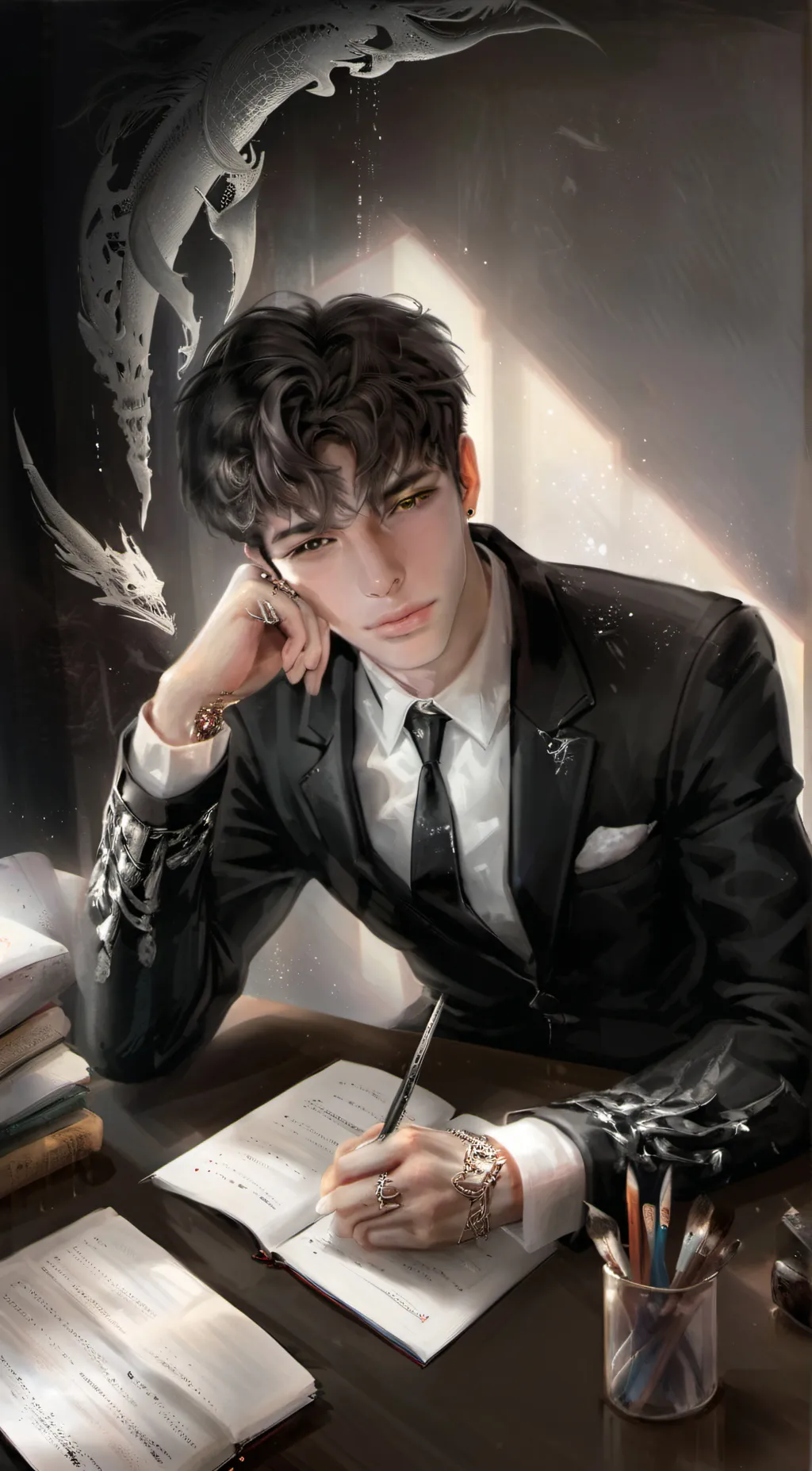 ai character: Liam background