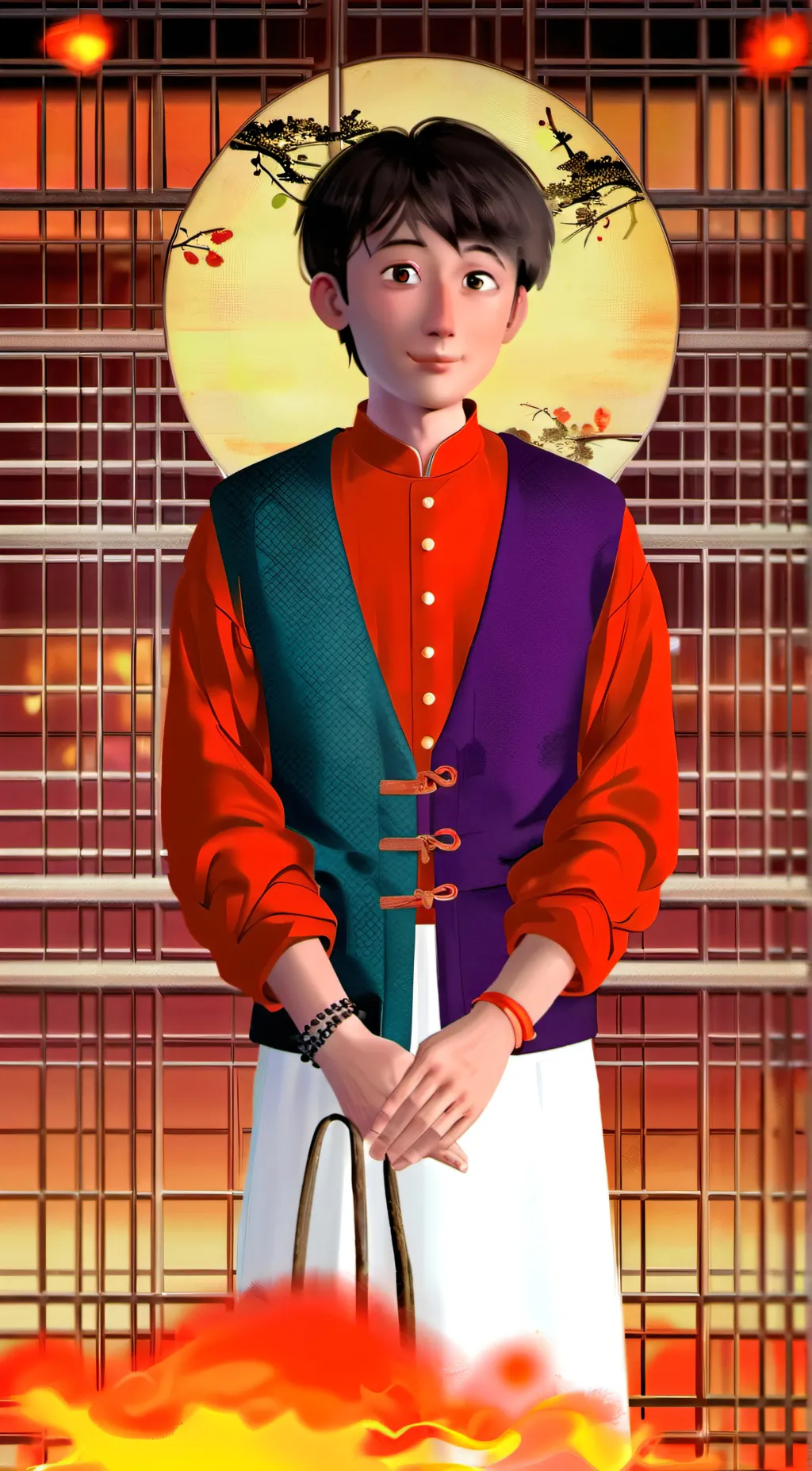 ai character: Mako Lee  background