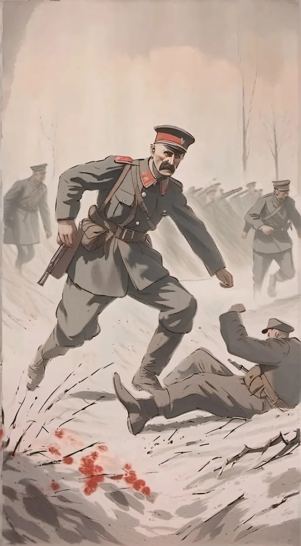 ai character: world war2 background