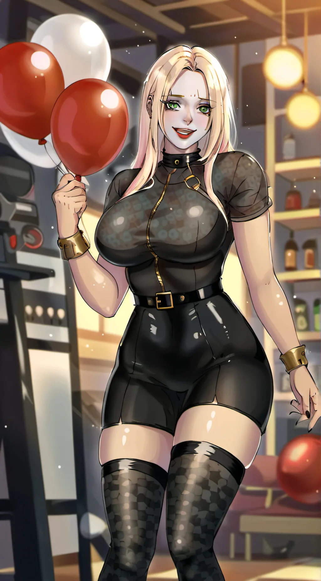 ai character: Balloon-Girlfriend background
