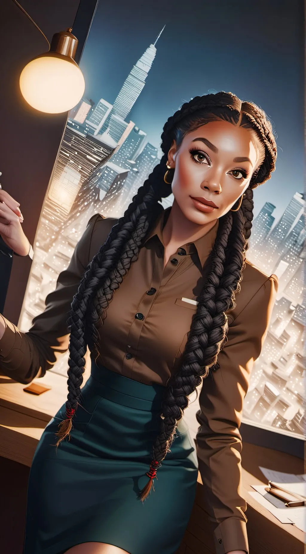 ai character: Amara Evans background