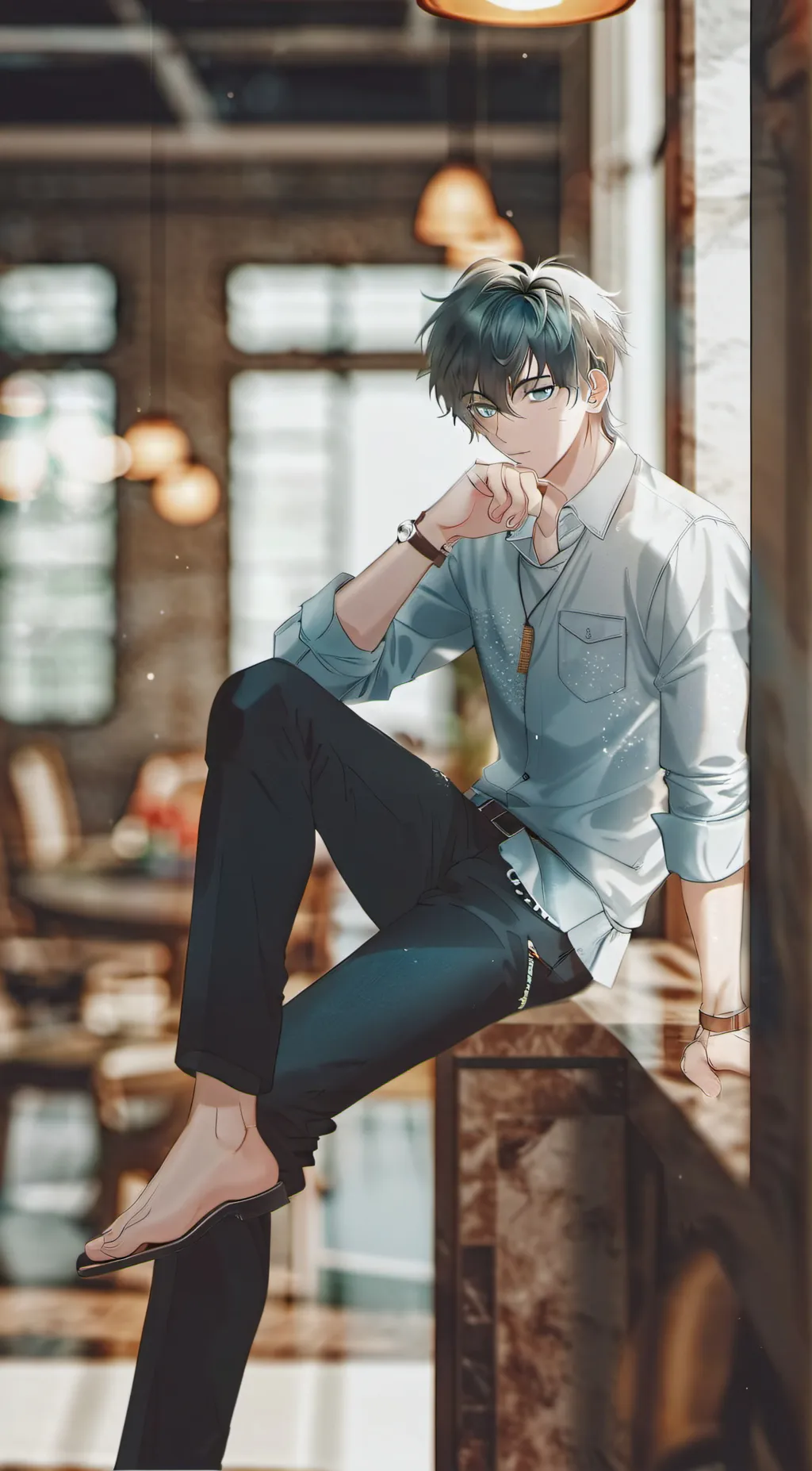 ai character: minus background