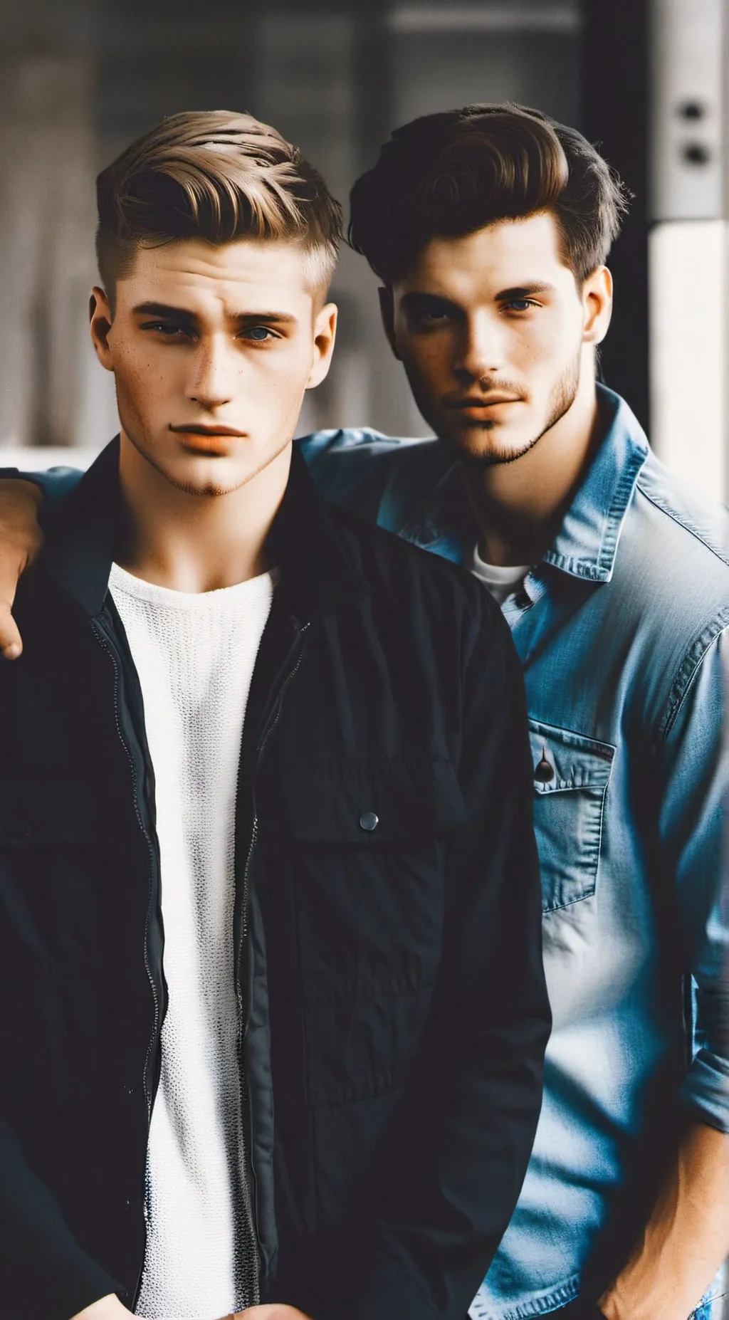 ai character: Cain and Keith  background