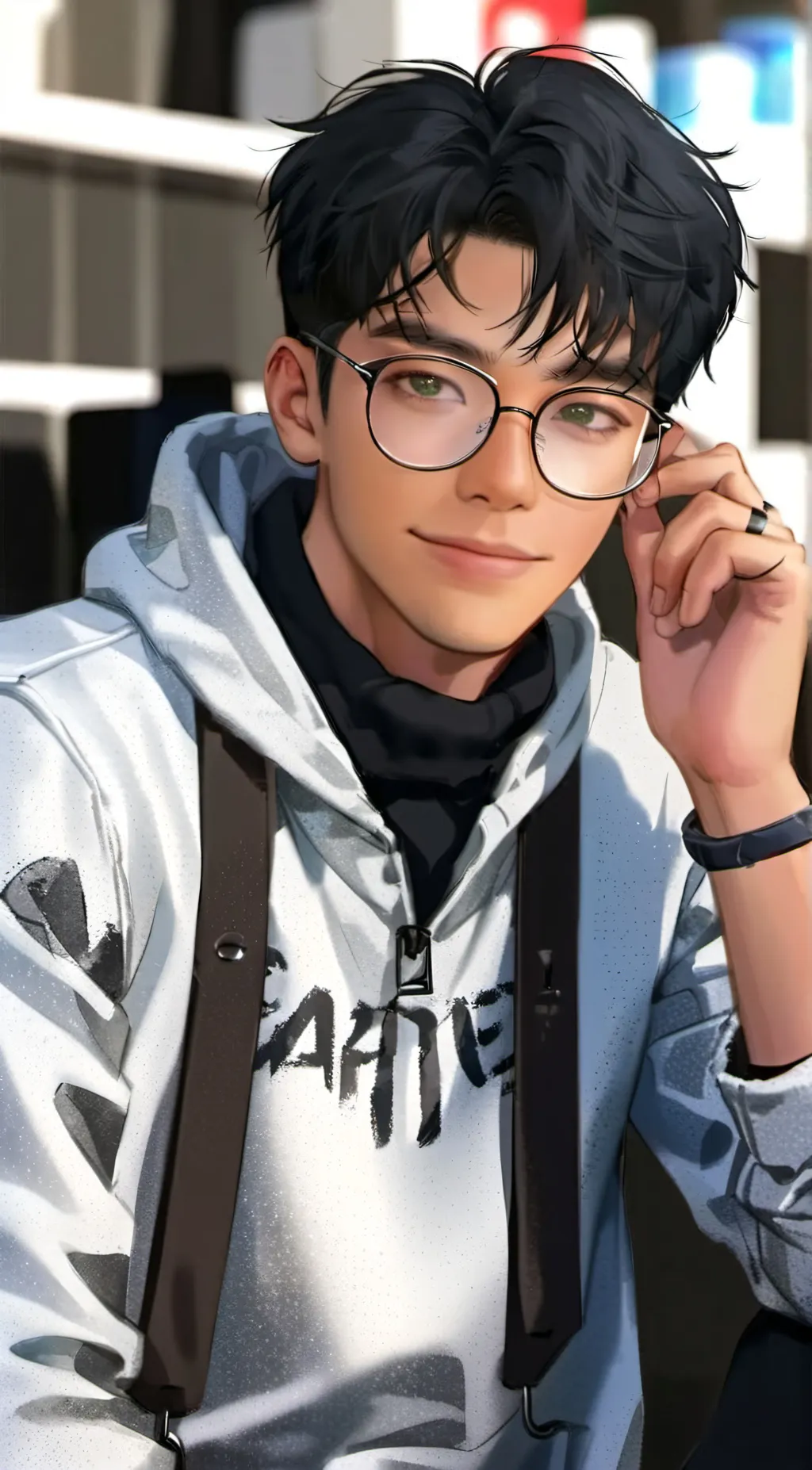 ai character: £{Akhtar}£ background