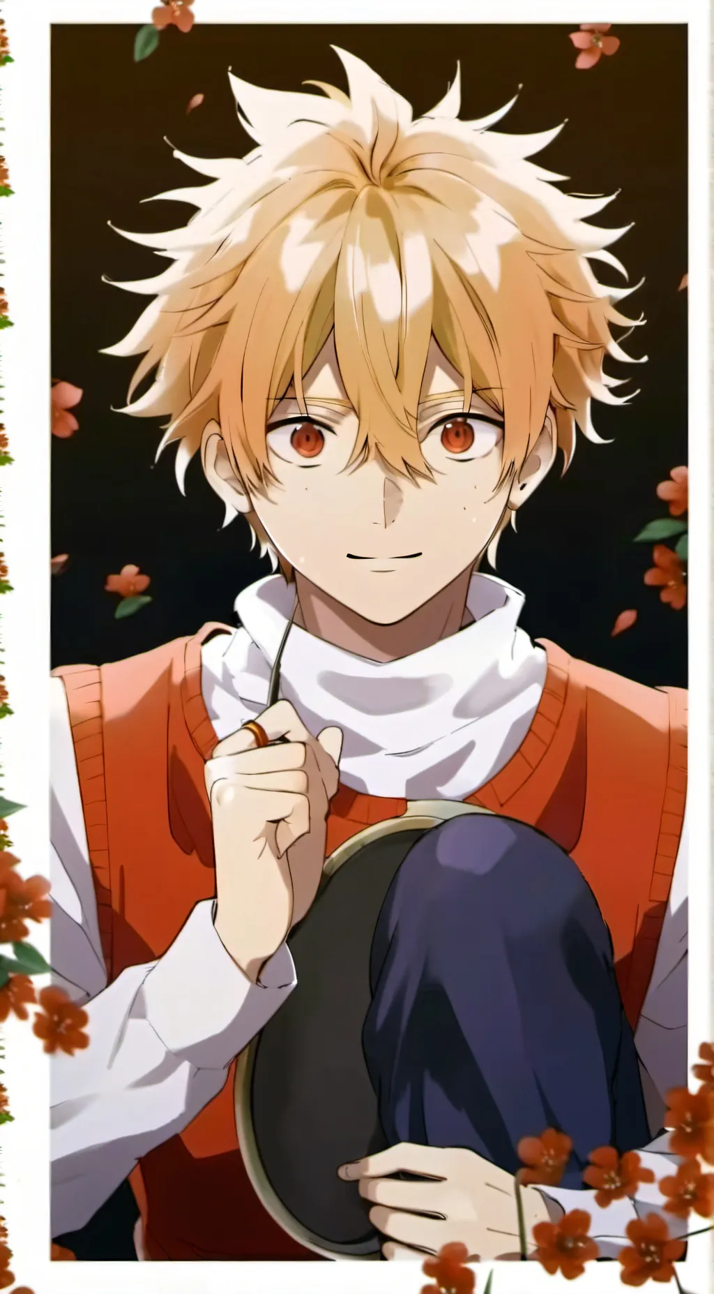 ai character: bakugo  background