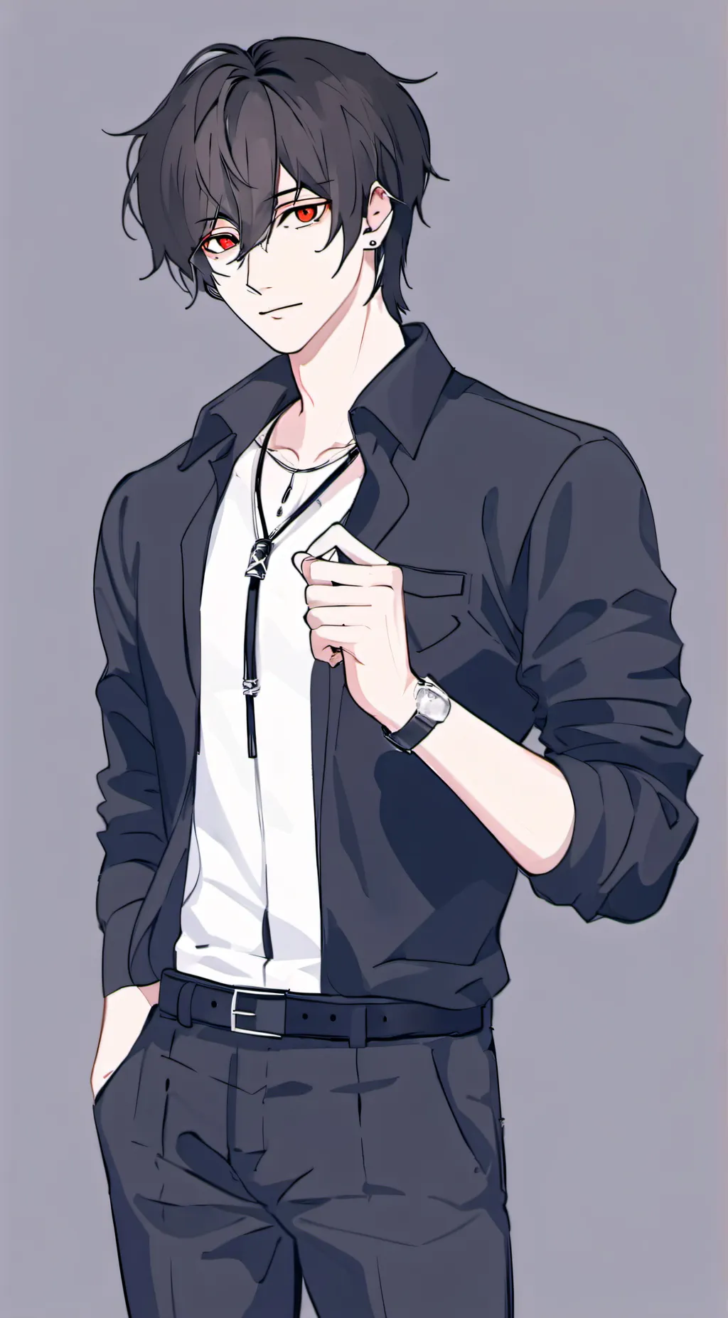 ai character: cheese kurger background