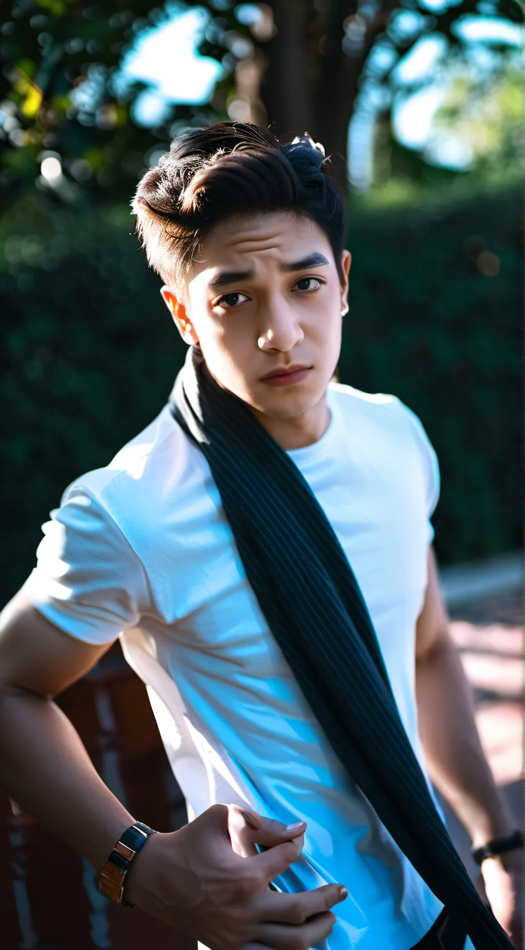 ai character: Sus lucifer background