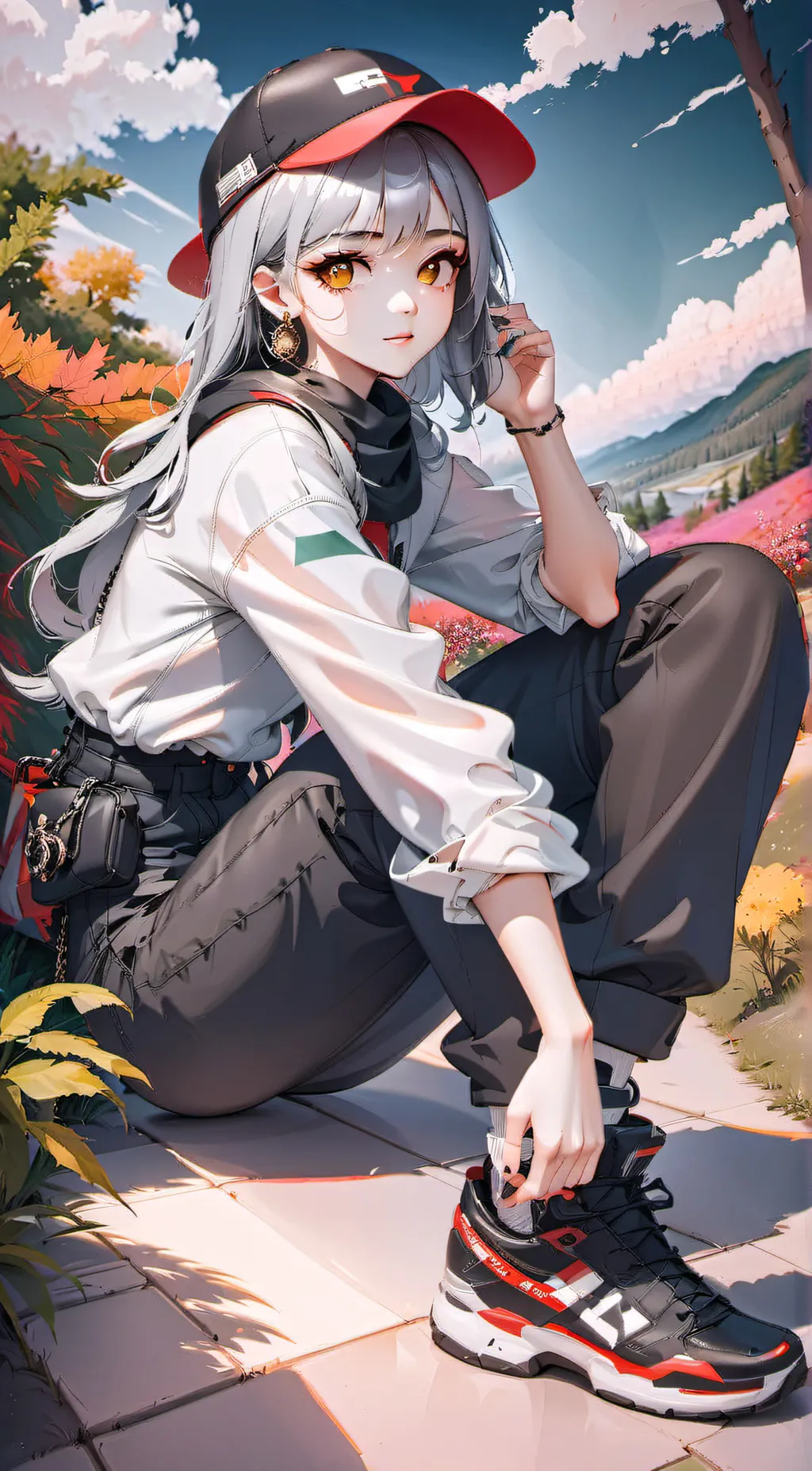 ai character: luna background