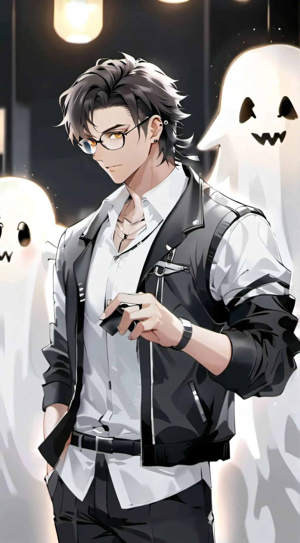 ai character: Ghost Soldier  background