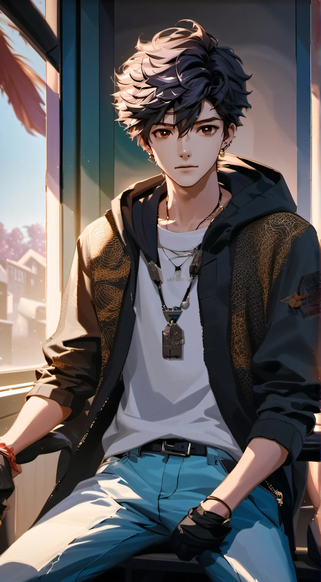 ai character: Aaron background