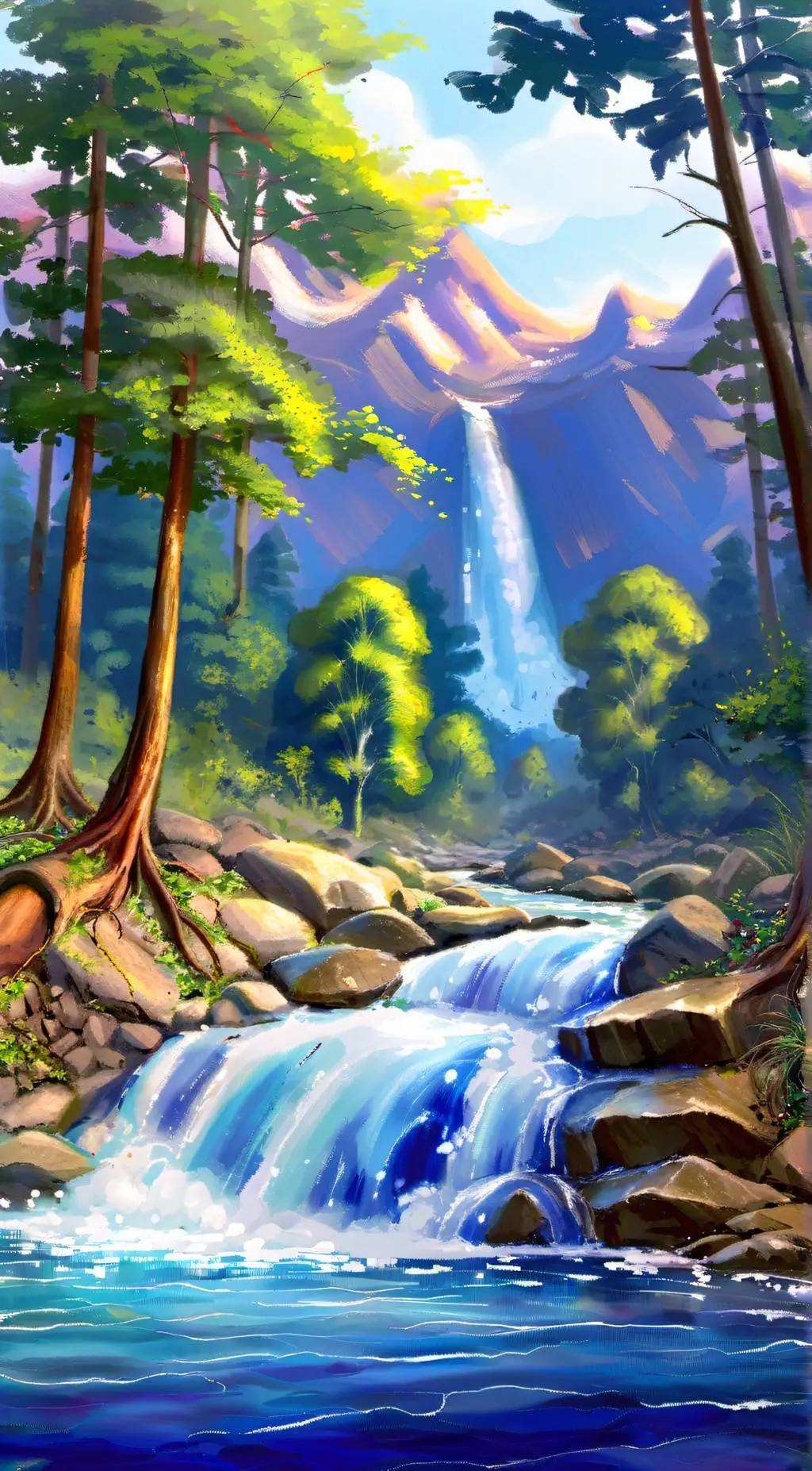 ai character: my world background