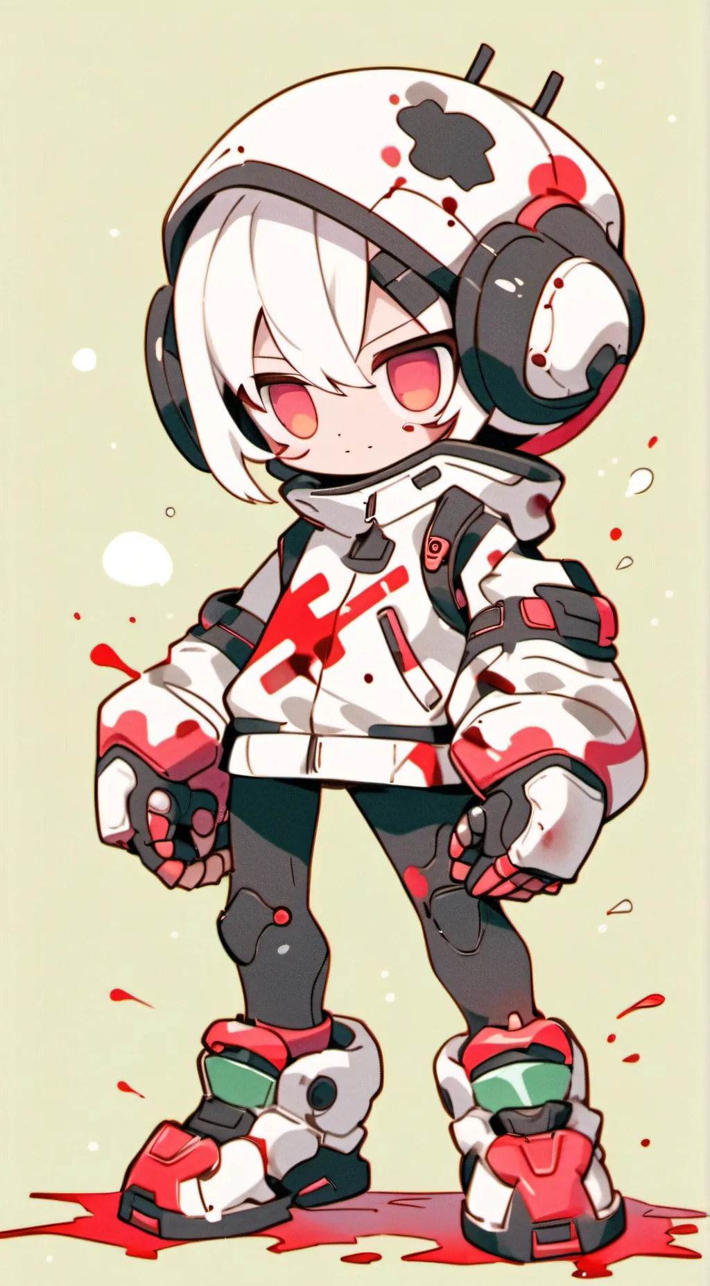 ai character: face stealer VI background