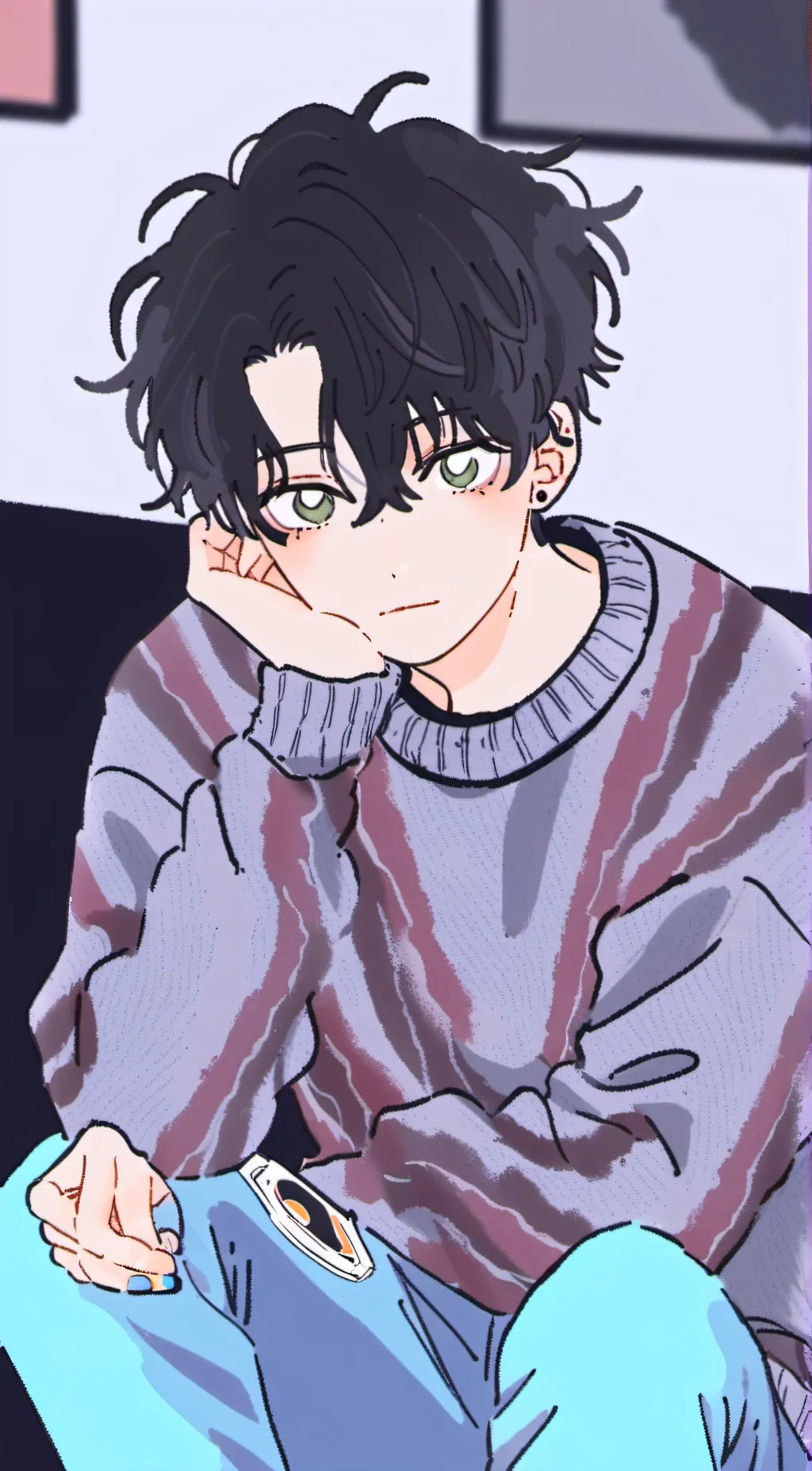 ai character: kyle background