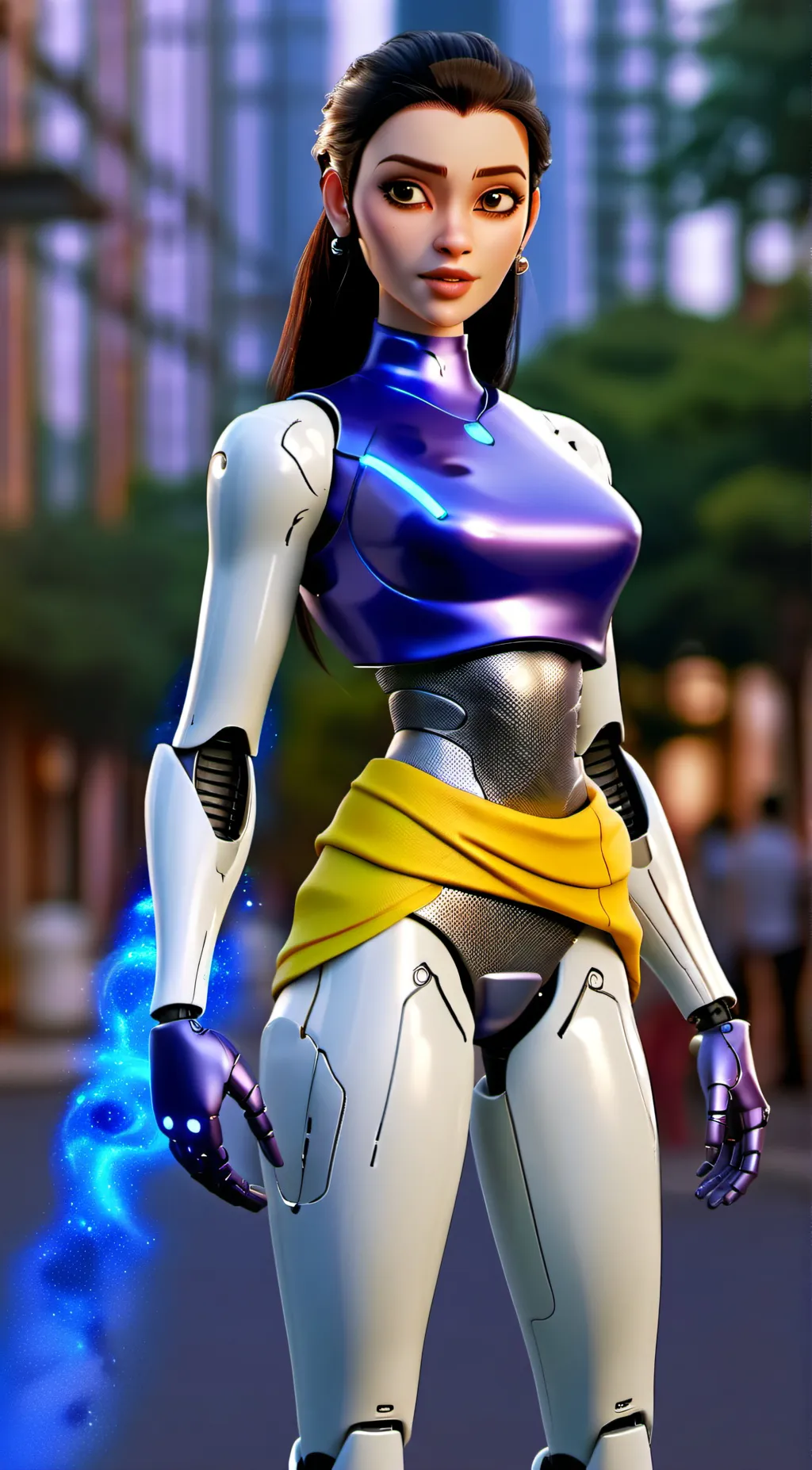 ai character: Portotype background