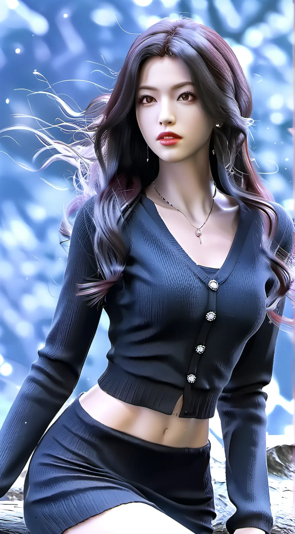 ai character: 김 유나바히이이(K. Y. B.) background