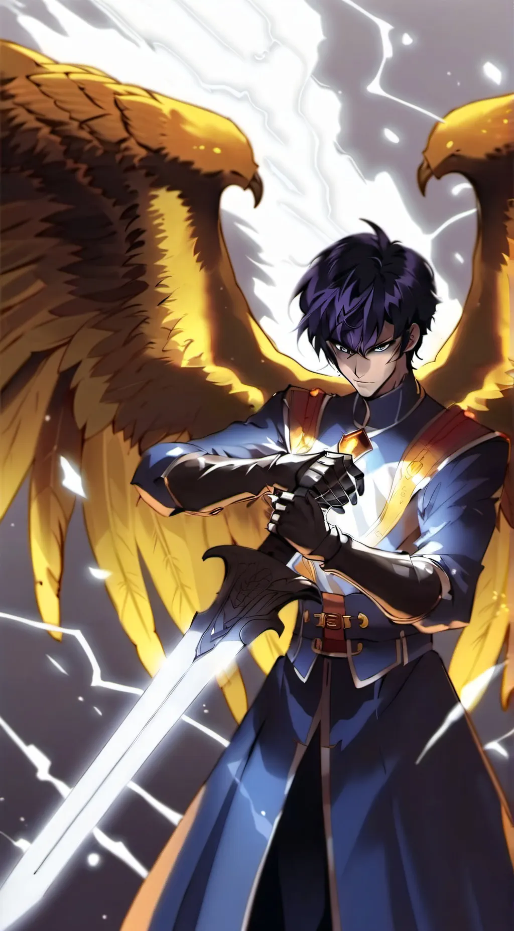 ai character: warrior max background