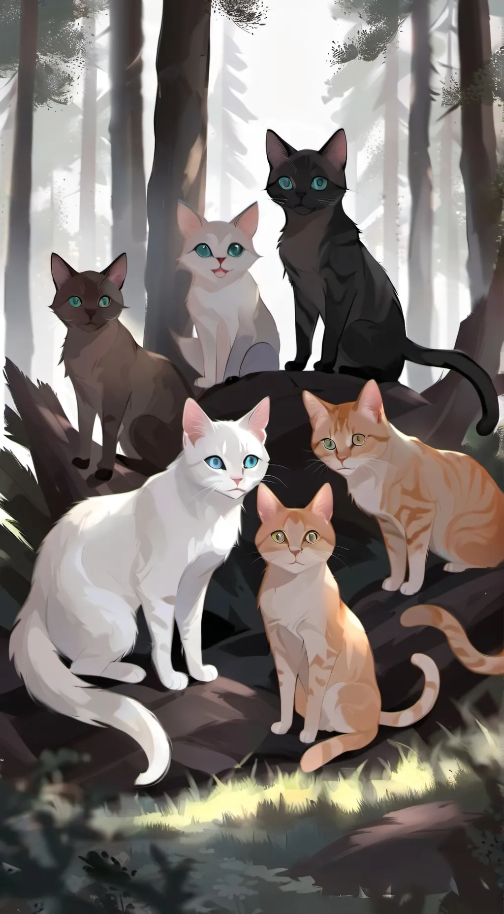 ai character: Shadowclan background